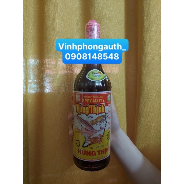 Nước mắm đặc sản Hưng Thịnh 40 độ 750ml