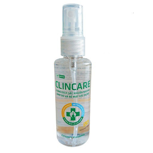 [VÒI XỊT TIỆN LỢI] Nước Rửa Tay Khô, Dung Dịch Sát Khuẩn Nhanh Clincare 70ml