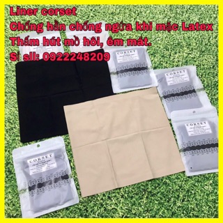 Áo liner corset mặc lót trong latex loại 1
