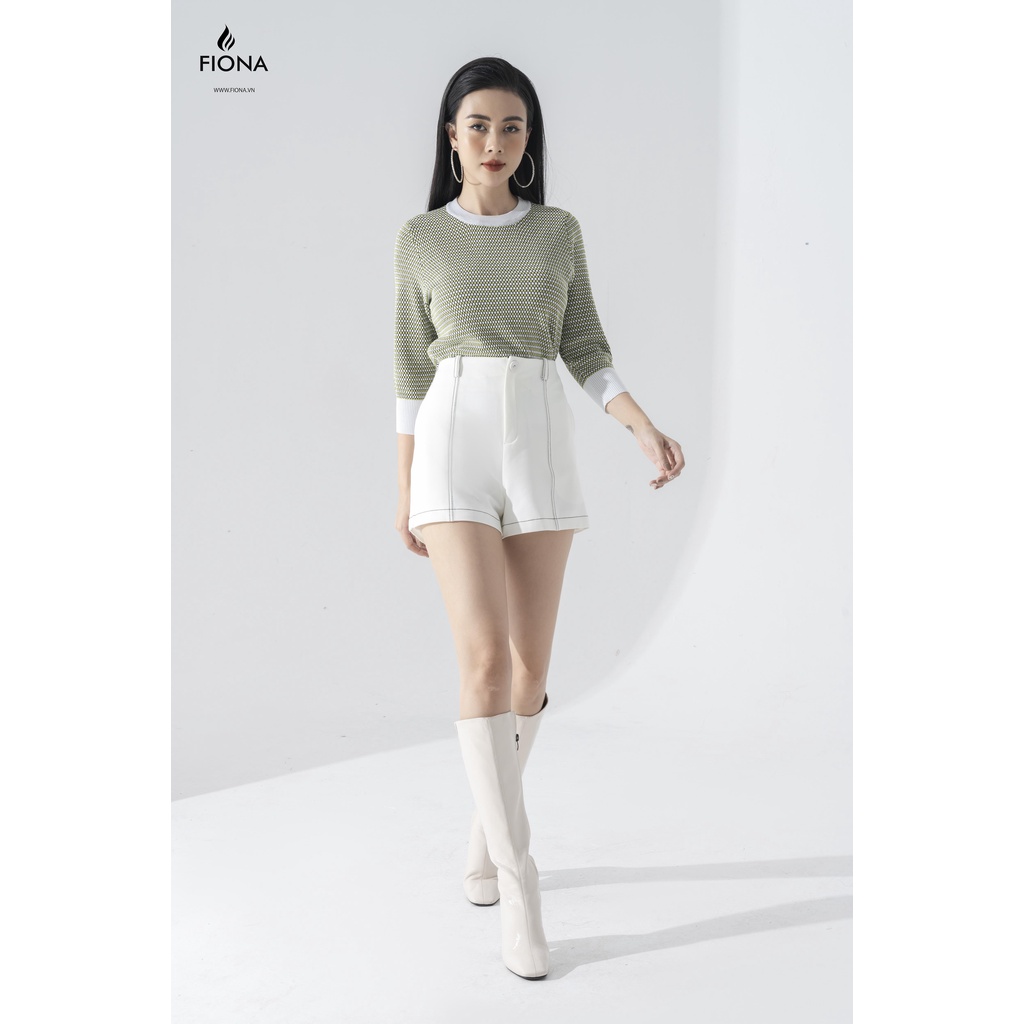 Áo Len Cổ Tròn FIONA, Áo Len Dài Tay Thời Trang Thu Đông Mã F850753 | BigBuy360 - bigbuy360.vn