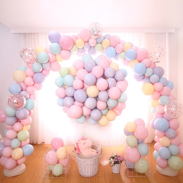 [CHỌN MÀU THEO YÊU CẦU]100 Bóng cao su pastel 10in màu đặc biệt trang trí sinh nhật cho bé trai , sinh nhật bé gái