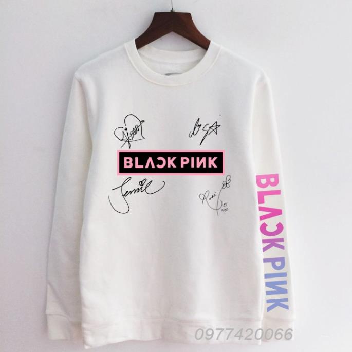 áo sweater blackpink, áo blackpink áo sweater, áo thu đông blackpink hàng đẹp nam nữ mặc đều xinh
