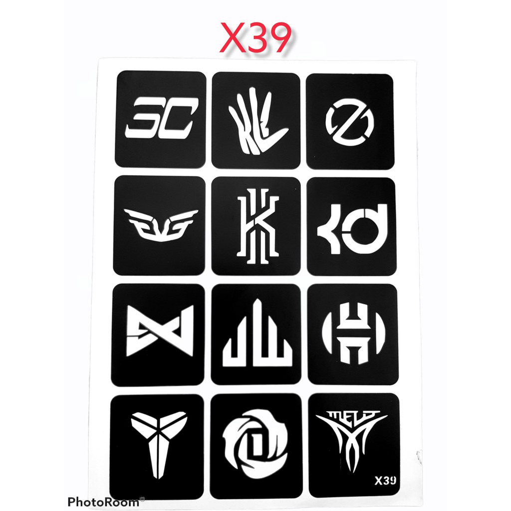 Khuôn hình xăm logo kí hiệu mã X39 ( không kèm mực)