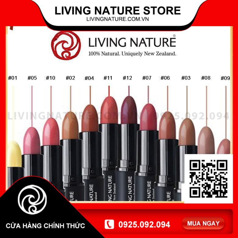 [Official Store] Son môi organic Living Nature - Màu đỏ cam Wild Fire 11