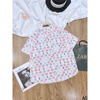 Sơ mi tay bồng cổ bèo