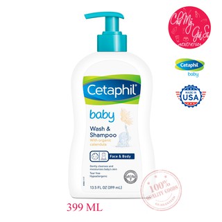 Sữa tắm & gội Cetaphil an toàn cho bé yêu 399ml ( Bản Mỹ)