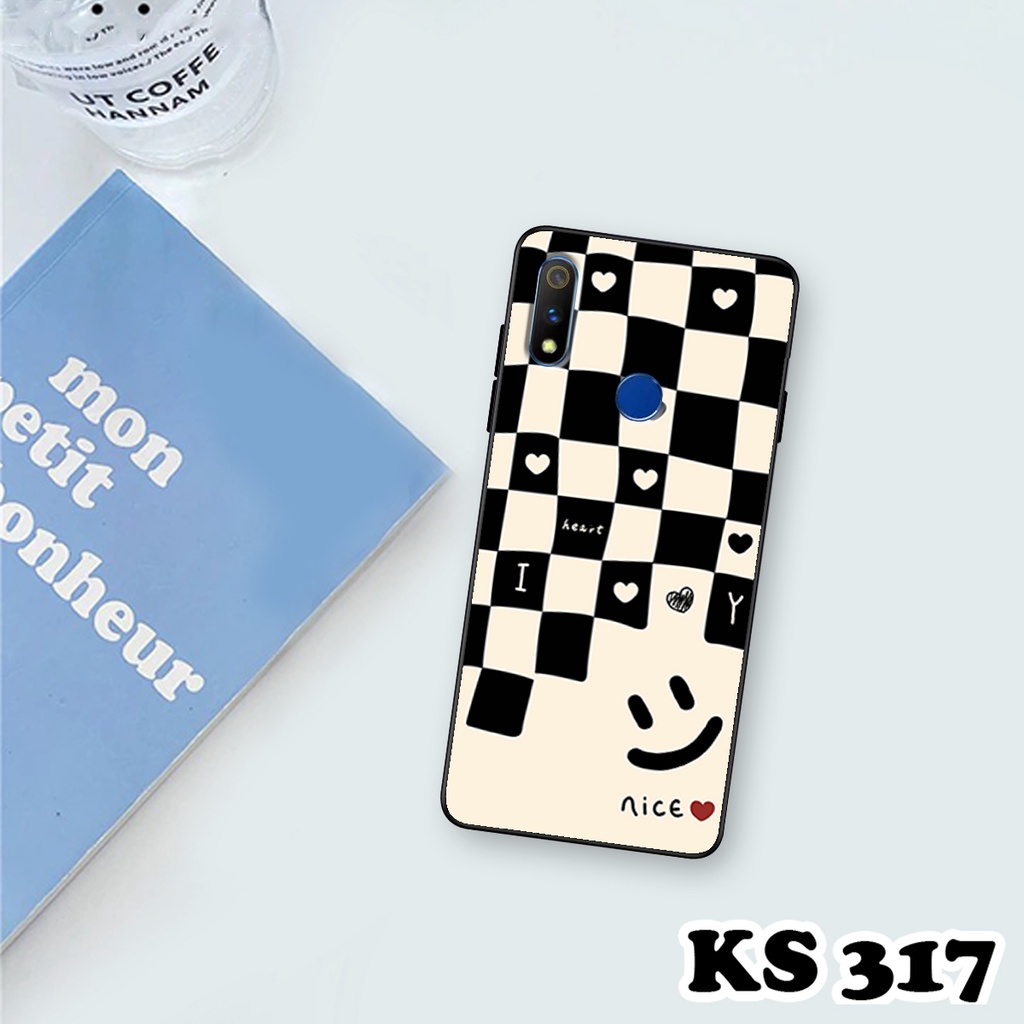 Ốp lưng Oppo Realme 3 - Realme 3 Pro - Realme 2 - Ốp in hình họa tiết caro - Chất liệu TPU siêu bền, sang trọng