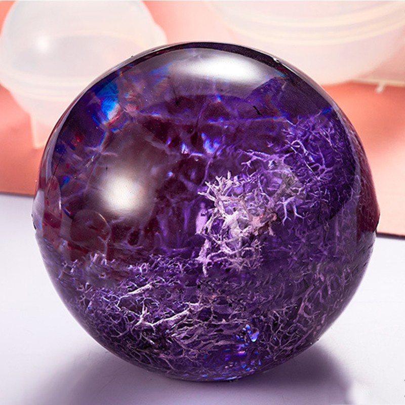 Khuôn Làm Xà Phòng / Trang Sức Hình Cầu Bằng Nhựa Epoxy Diy