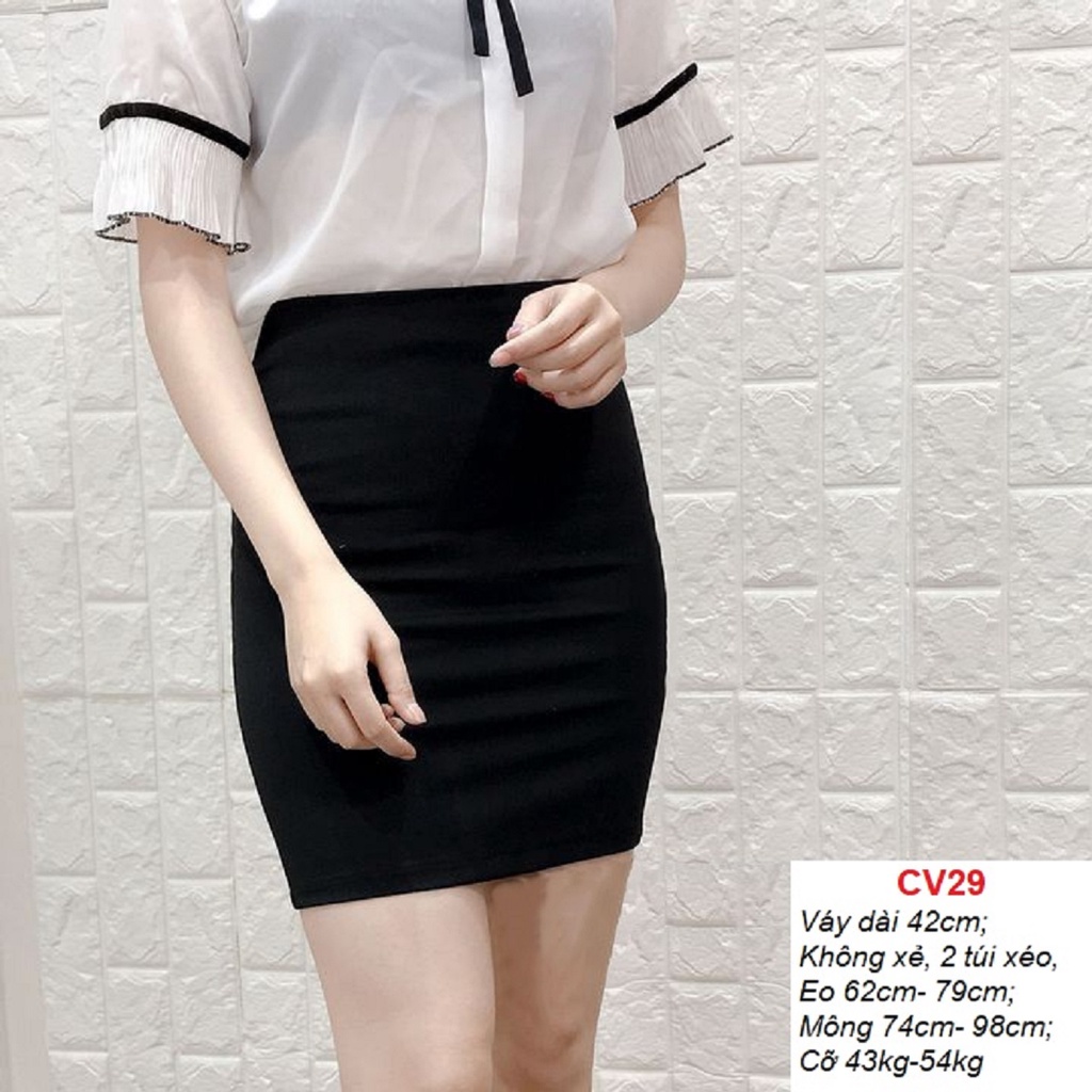Chân váy bút chì ôm dáng đủ size từ 43kg - 68kg CV29
