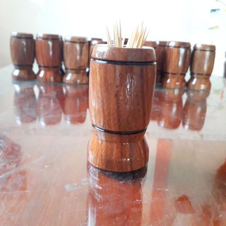 Hũ Đựng Tăm Gỗ Lim - gỗ lim