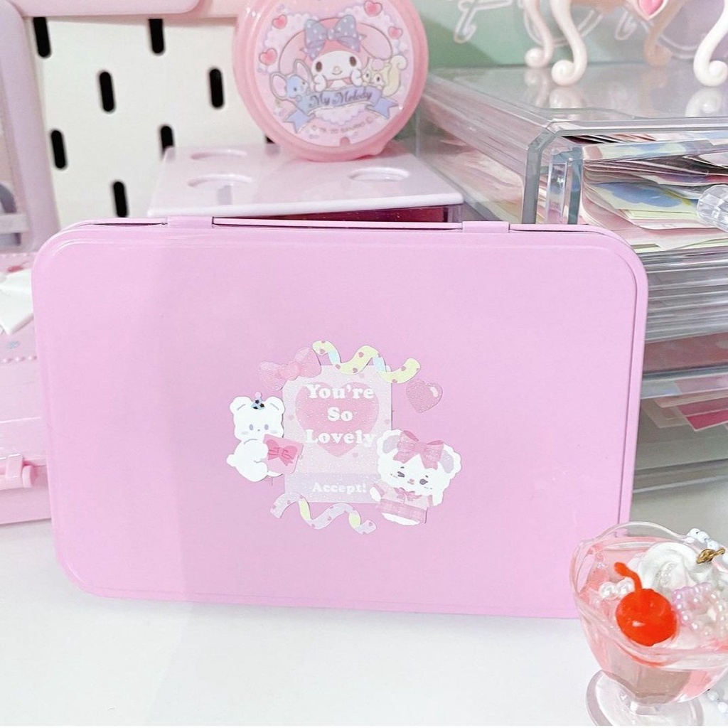 HỘP THIẾC HỒNG ĐỰNG TOPLOADER, SLEEVE, CARD