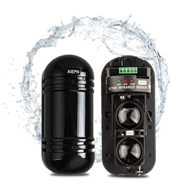 Beam Hàng Rào Hồng Ngoại Báo Động Chống Trộm 2 Tia 100m ABT-100  Hass