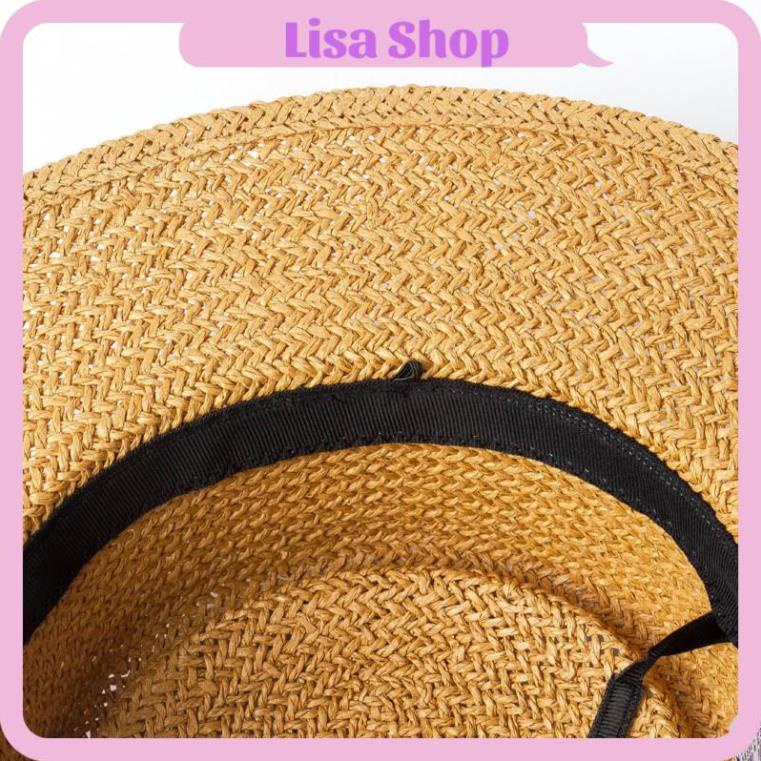 [HÀNG CAO CẤP LOẠI 1] Mũ Cói, Nón Cói rộng vành đi biển đóng hộp to không mất form Lisa, M39