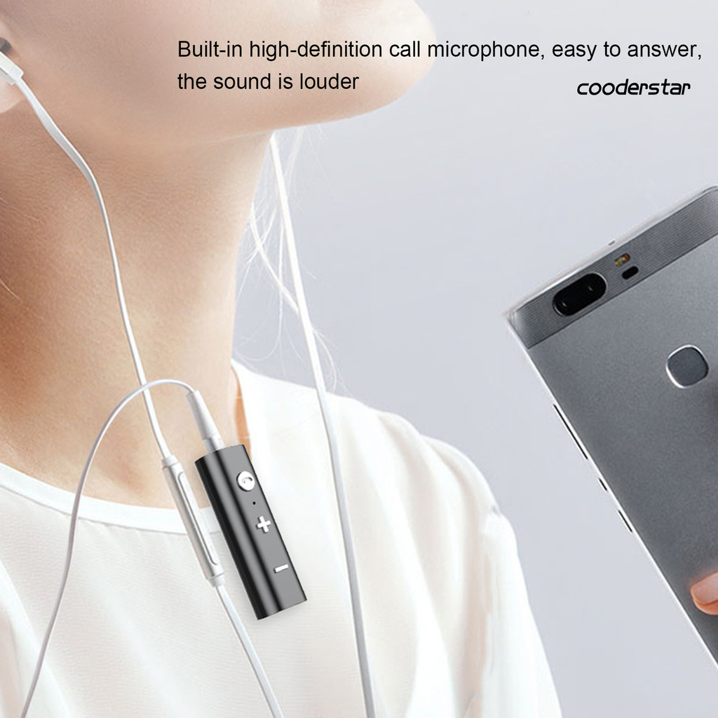 Thiết Bị Nhận Âm Thanh Bluetooth 5.0 Giắc Cắm 3.5mm Cho Xe Ô Tô