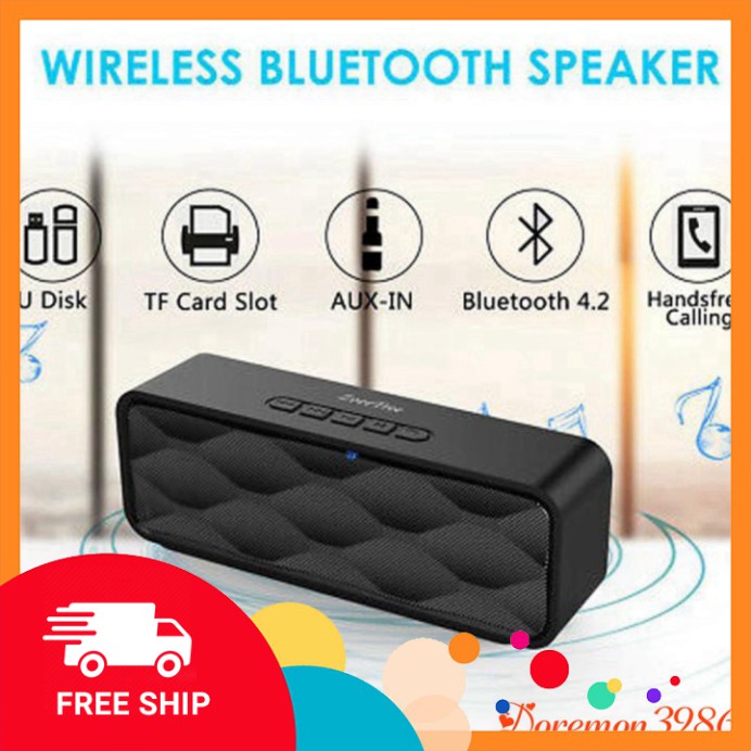 [FREE SHIP] Loa Bluetooth Siêu Trầm, Tích Hợp Loa Kép Cho ÂM Thanh Sống Động, Sắc Nét HOT