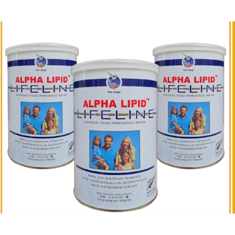 Combo 3 Lon Sữa Non Alpha Lipid 450G