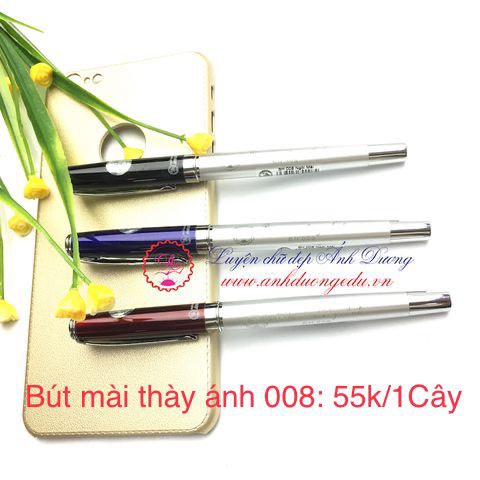 BÚT MÁY MÀI THẦY ÁNH 008 THANH ĐẬM - PHÙ HỢP CHO HỌC SINH LUYỆN VIẾT CHỮ _ VPP ABC VINA