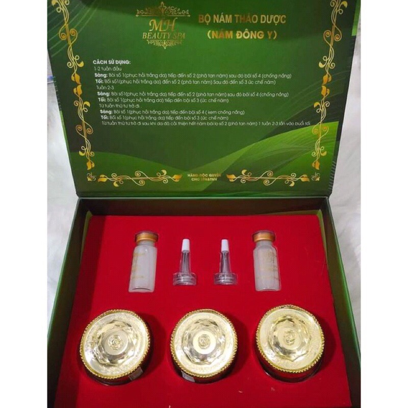 Chính hãng: Bộ kem nám đông y mh spa