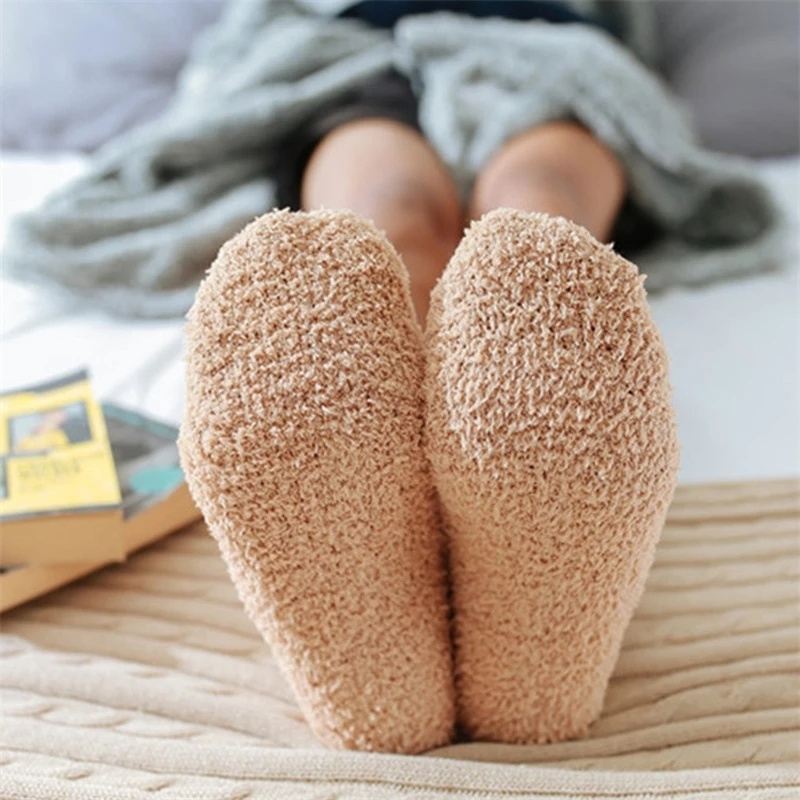 Vớ Cao Cấp Cổ Dài Bằng Len Cashmere Mềm Mại Thoáng Khí Thoải Mái Chống Đóng Băng Hàng Ngày Cho Nam Và Nữ