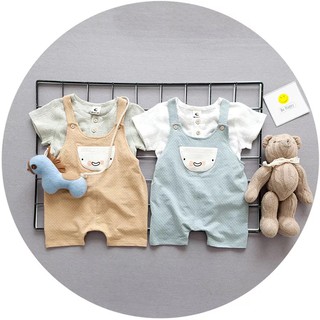 Set yếm gấu cưng phong cách hàn quốc