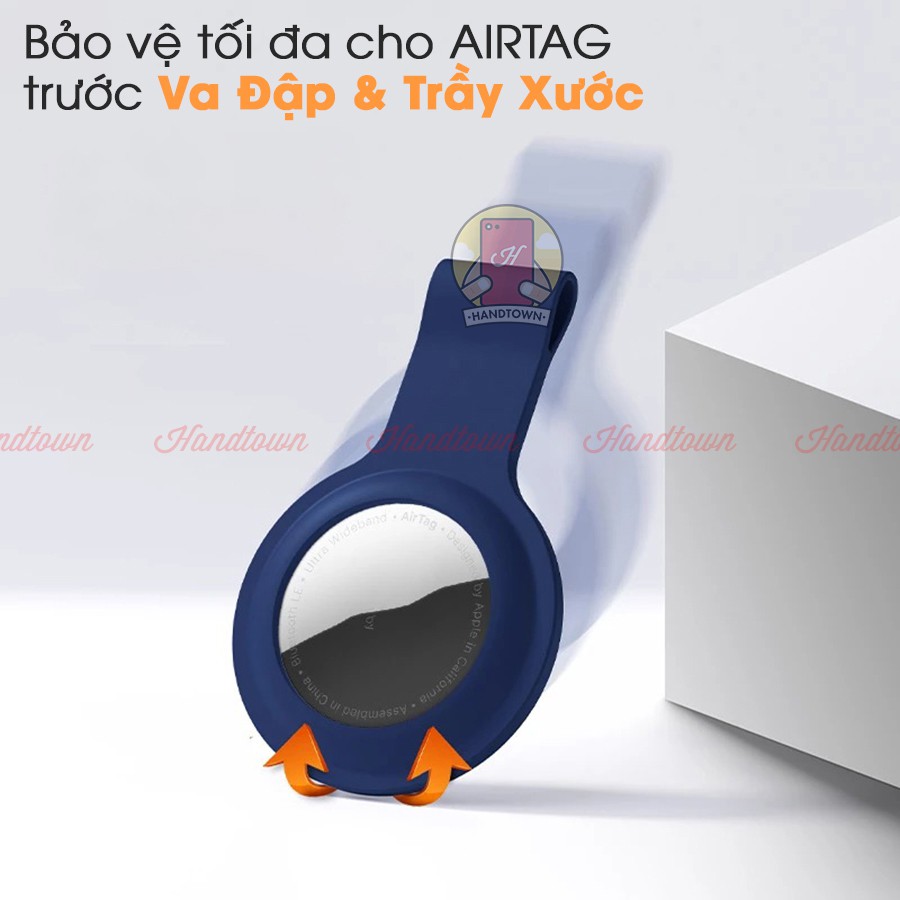 Vỏ bảo vệ Airtag Ốp lưng Apple Airtag Định vị chống thất lạc thiết bị Silicon Dẻo Nhiều Màu Chống Sốc Chống Va Đập