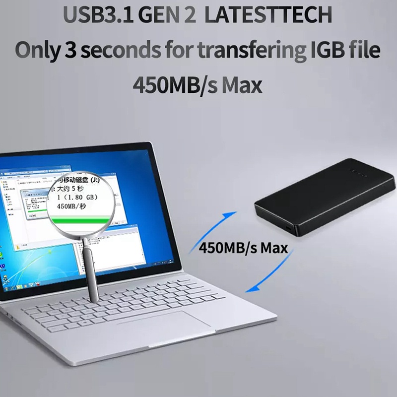 Vỏ Ổ Cứng Ngoài Acasis Hdd 2.5 Sata Sang Usb 3.0 | BigBuy360 - bigbuy360.vn