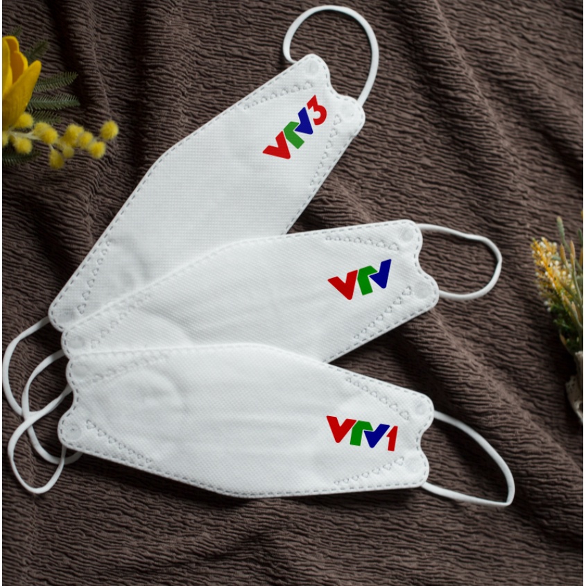 Khẩu trang in logo VTV VTV24 KF94 N95 N99