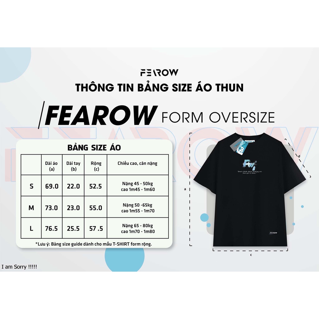 Áo thun Fearow Sunflower Tee/ Đen FW129 | BigBuy360 - bigbuy360.vn