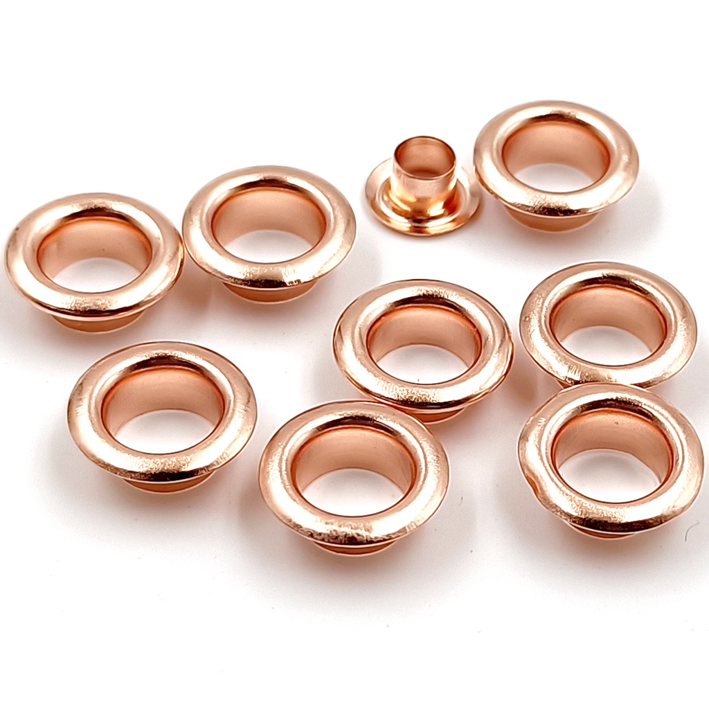 Set 100 Vòng Khoen Kim Loại Làm Đồ Da Thủ Công Diy