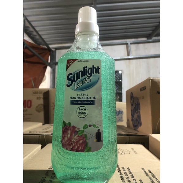 Nước lau sàn Sunlight đủ màu chai 1kg