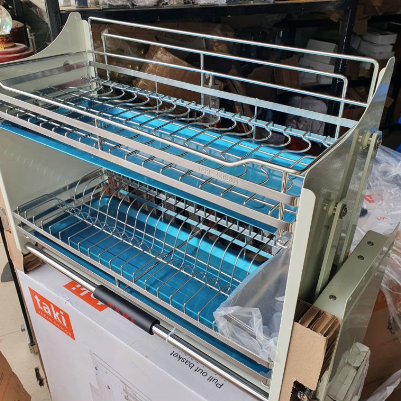 Giá Bát Nâng Hạ TAKI inox 304- Hàng Chính Hãng 2022