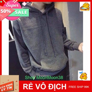 [FREESHIP_99K] Áo Hoodie Unisex xám chì