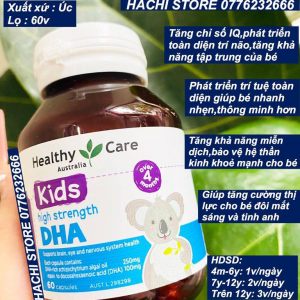 DHA Healthy Care Úc cho bé