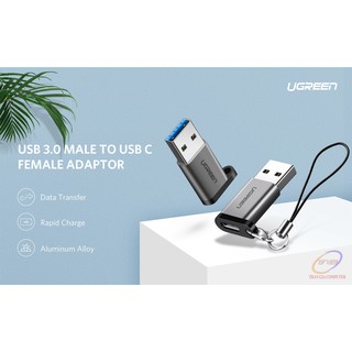 Đầu chuyển USB 3.0 sang USB Type C (âm) Ugreen 50533