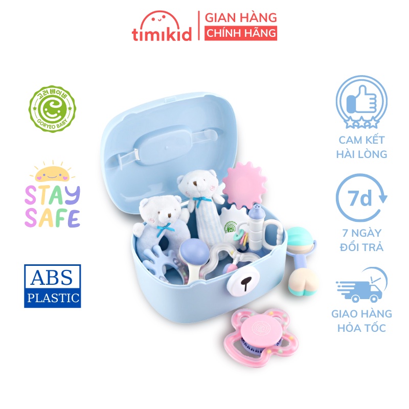 Xúc Xắc Gặm Nướu Cho Bé Goryeo Baby, Đồ Chơi Sơ Sinh Chất Liệu Nhựa ABS An Toàn - TIMIKID STORE