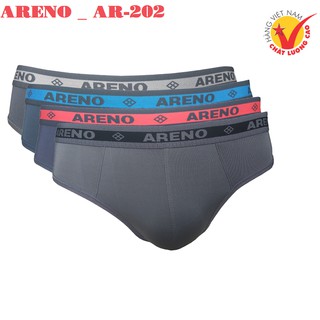 Combo 4 quần lót nam cao cấp areno _ ar-202 4 màu