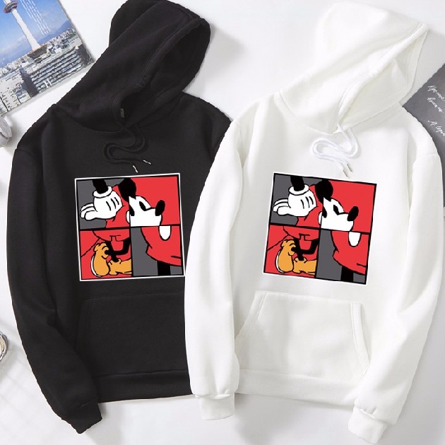Áo Hoodie Mỏng Tay Dài In Hoạt Hình Mickey Thời Trang Mùa Thu Cho Nữ