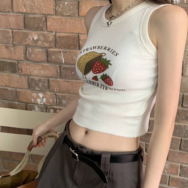 Áo Sát Nách Hoạ Tiết In Thời Trang Mùa Hè Thoáng Mát