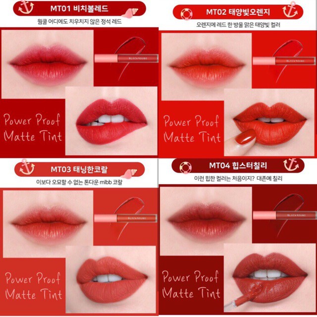 [Có sẵn] Son kem lì Black Rouge Power Proof Matte Tint | WebRaoVat - webraovat.net.vn