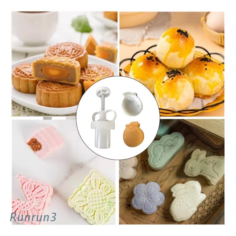 Khuôn Nhựa 30g Tạo Hình Làm Bánh Trung Thu Thủ Công