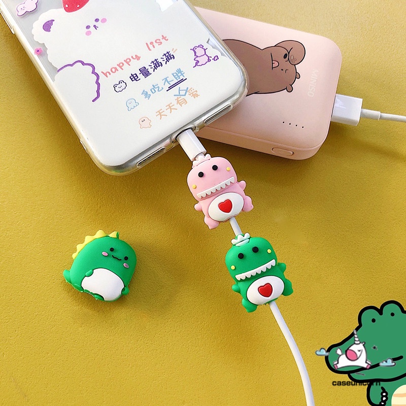 Phụ Kiện Bảo Vệ Đầu Cáp Sạc / Cáp Sạc USB Hình Thú Dễ Thương