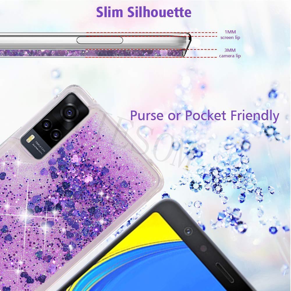 ốp điện thoại Kim Tuyến Nước Cho Vivo Y31 Y20 Y20S Y12S Y20 2021 Y50 Y30 Y17 Y15 2020 Y19 U3 U20