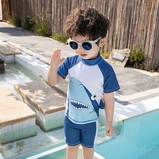 Set bơi rời Shark bé trai- cá mập xanh