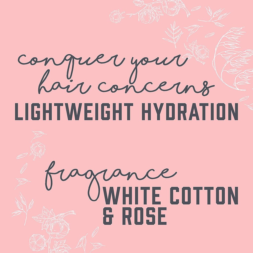 Dầu gội/xả tóc thiên nhiên Aveeno Cotton Blend Sulfate-Free for Light Moisture & Soothed Scalp 354ml