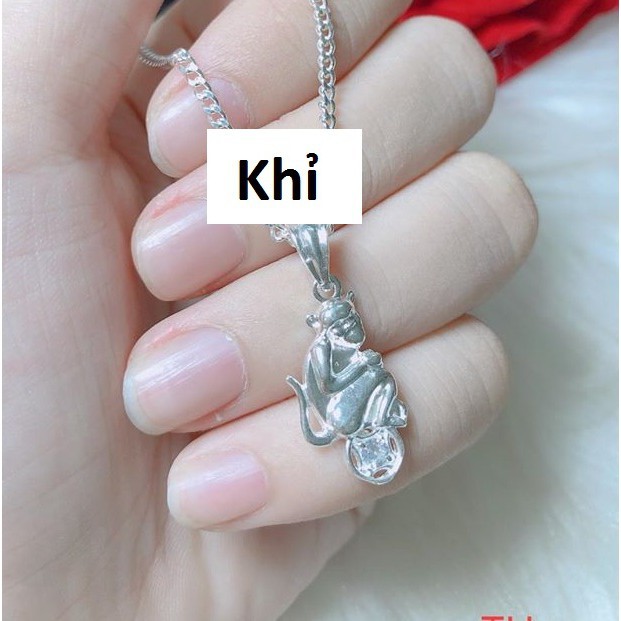Mặt dây chuyền bạc 12 con giáp