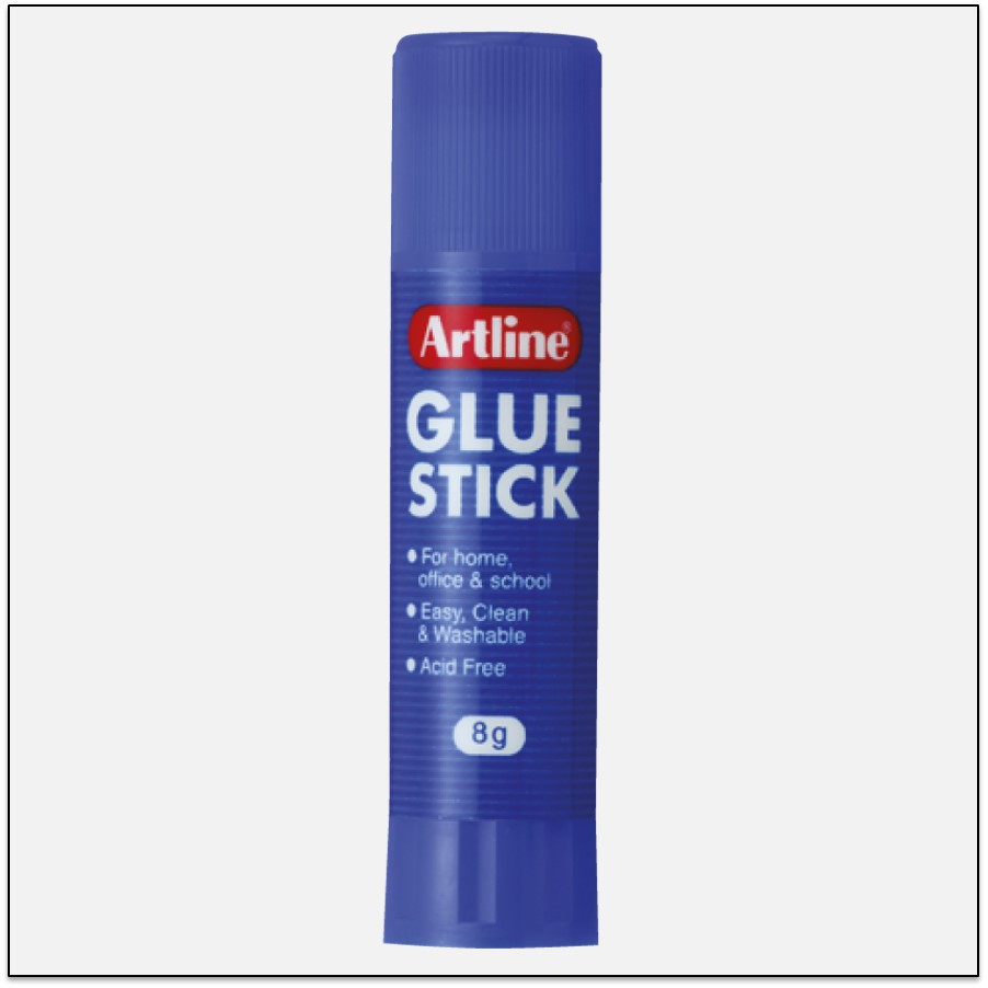 Keo dán giấy màu trắng Artline EG-8, hàng chính hãng, đúng chuẩn