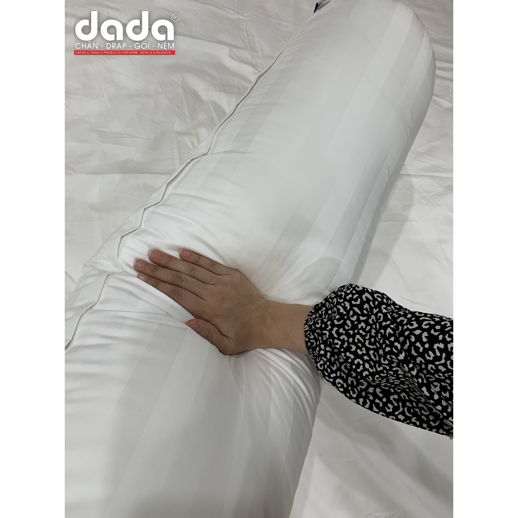 Vỏ Gối Ôm Khách Sạn 5 Sao DADA - Chất Liệu 100%Cotton/ Lụa Satin Mềm Mịn Kháng Khuẩn