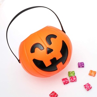 Giỏ kẹo bí ngô cầm tay cho Halloween