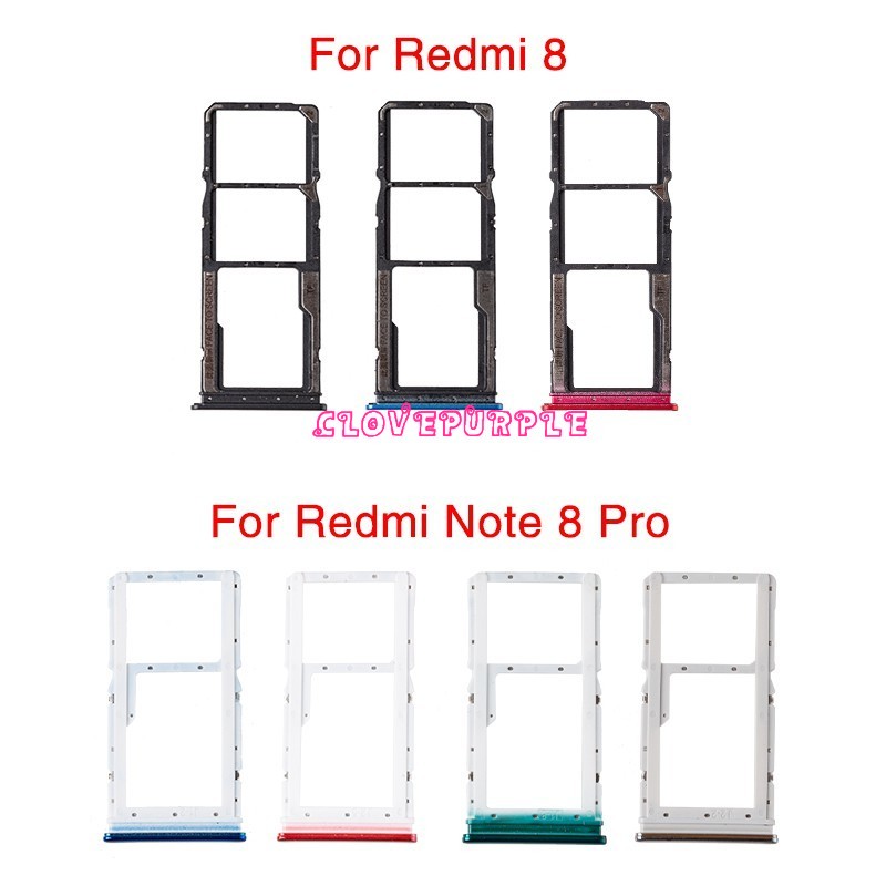 Khay đựng sim cho Xiaomi Redmi 8 Note 8 Pro