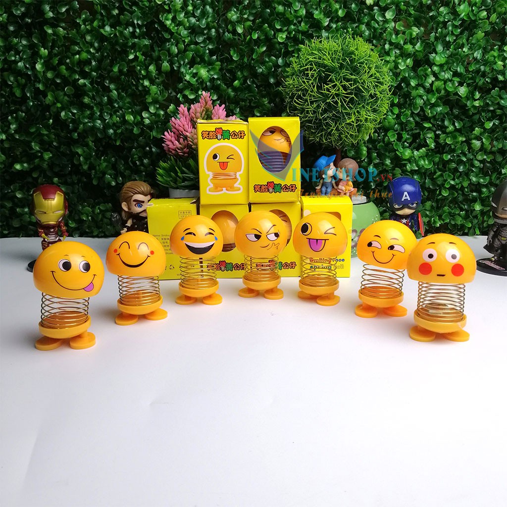 [Siêu giá sốc] Thú Nhún Emoji con lắc lò xo -Siêu Vui Emojji lò xo biểu cảm-Có video thật -DC3619